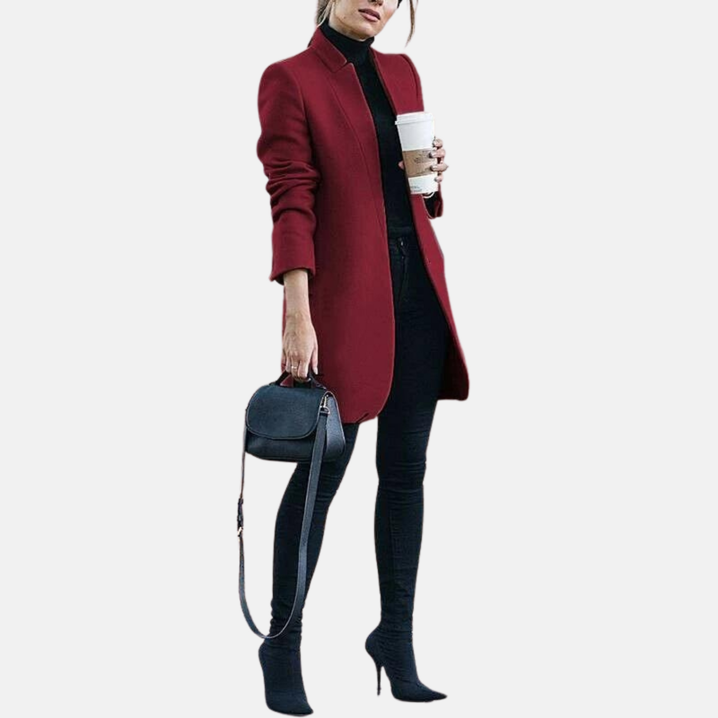 Mistrève | Manteau long pour femme – Élégance intemporelle et féminité raffinée