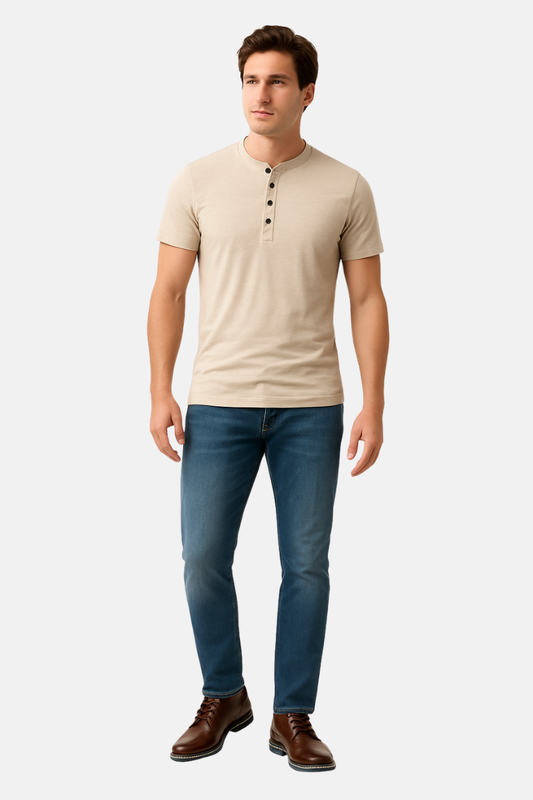 Mistrève | T-shirt Henley pour homme