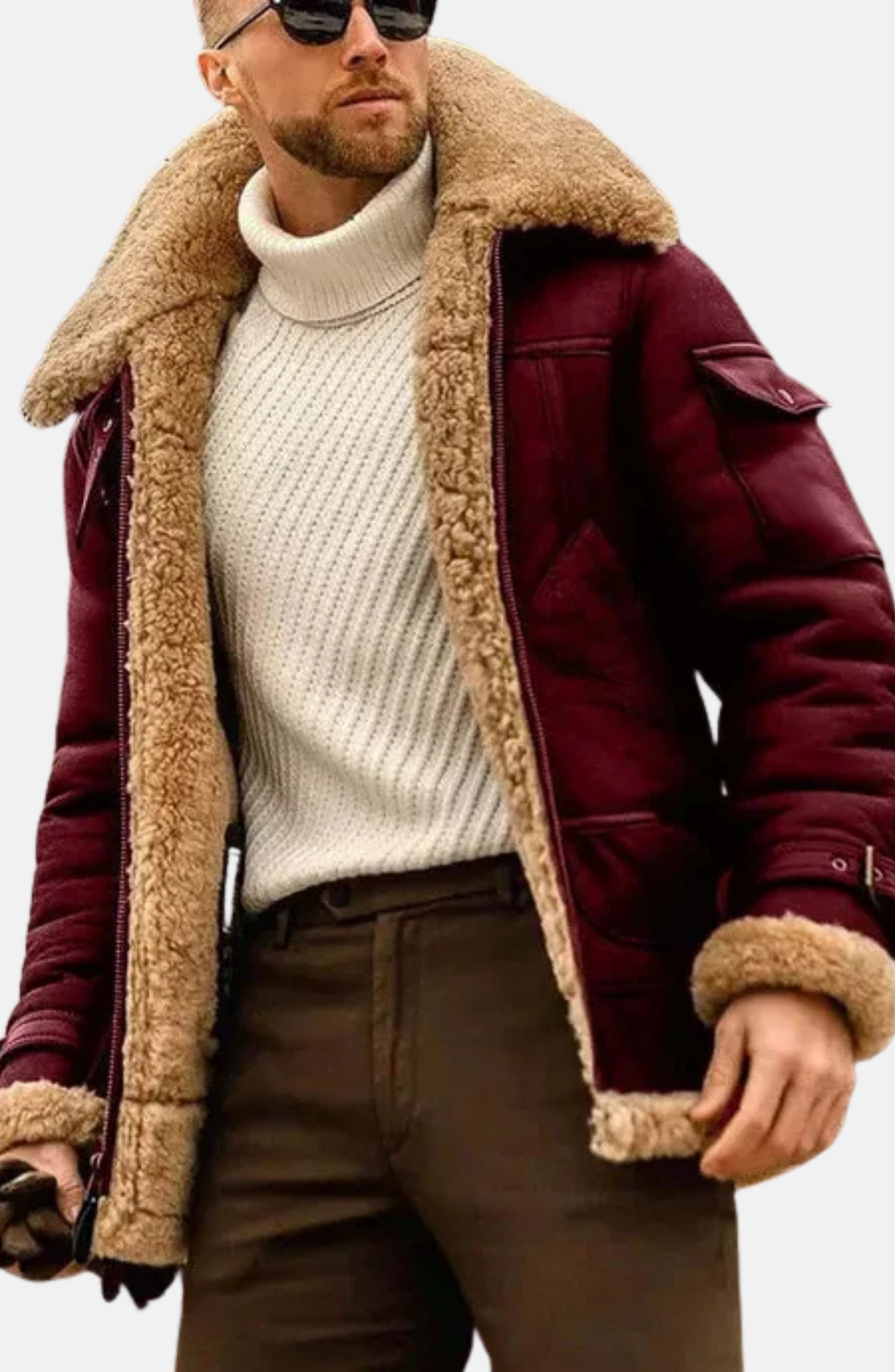 Mistrève | Veste en cuir pour homme – Élégance classique et charme intemporel