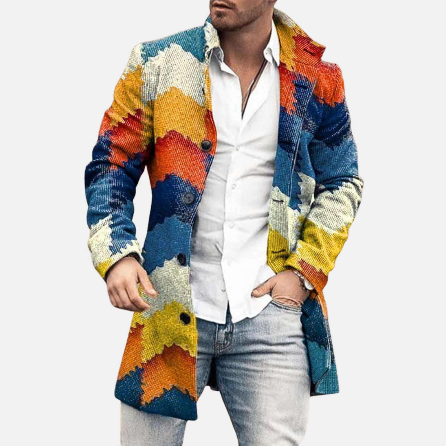 Mistrève | Manteau Long Homme en Laine – Chaleur Intemporelle et Élégance Sophistiquée