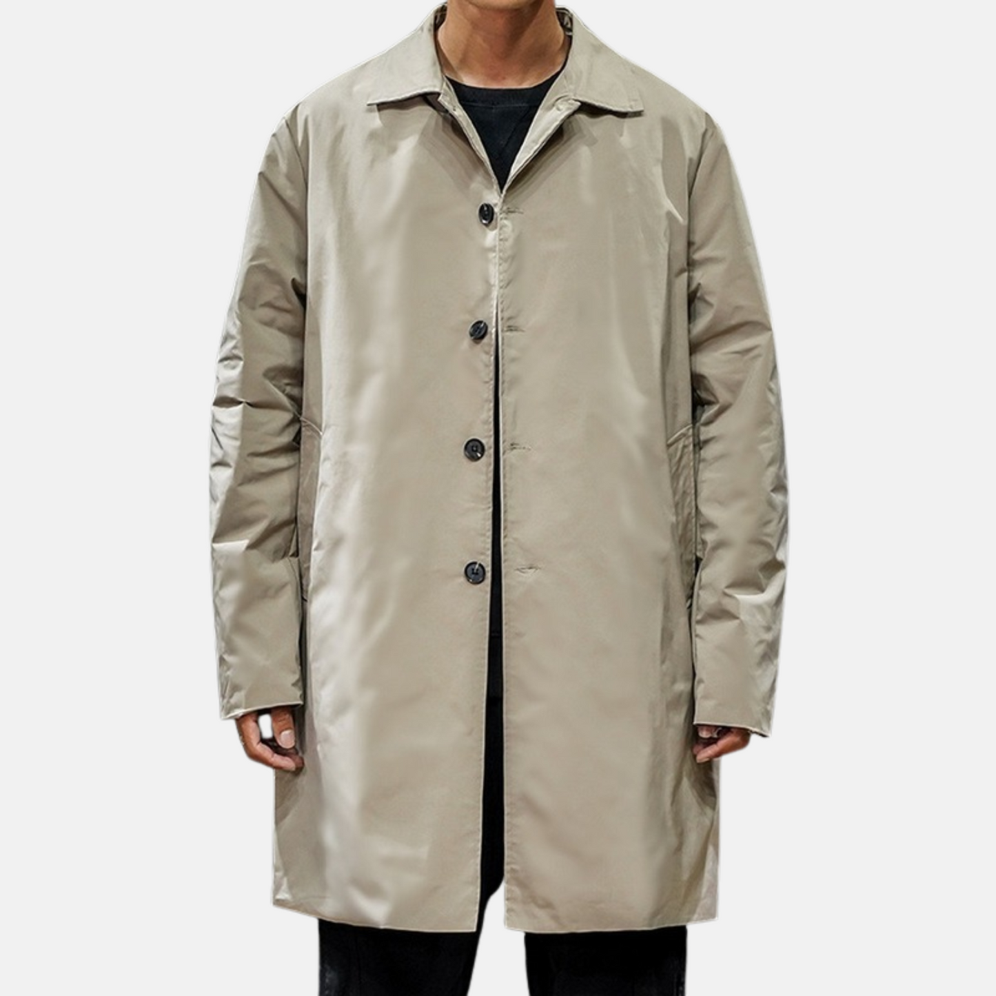 Mistrève | Trench Coat Homme  – Élégance Décontractée et Confort Quotidien