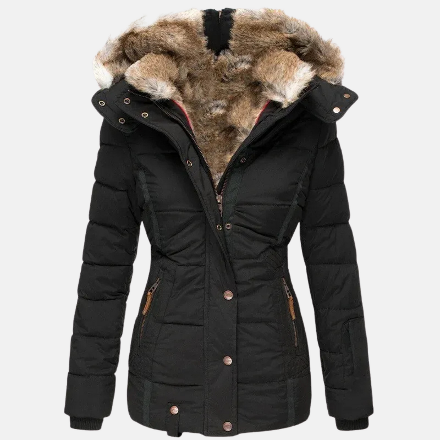 Mistrève | Veste Femme avec Col et Fourrure – Élégance et Protection Extrême