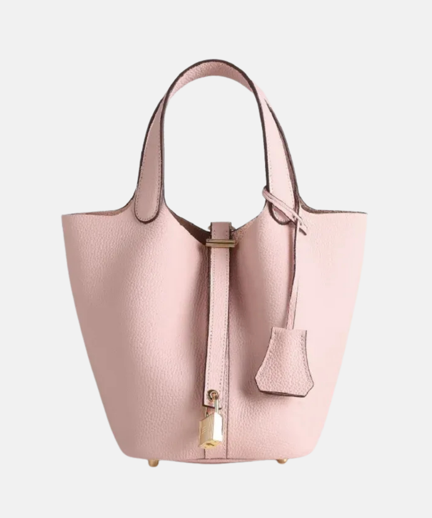 Mistrève | Sac Seau en Cuir Taupe – Élégance  au Quotidien