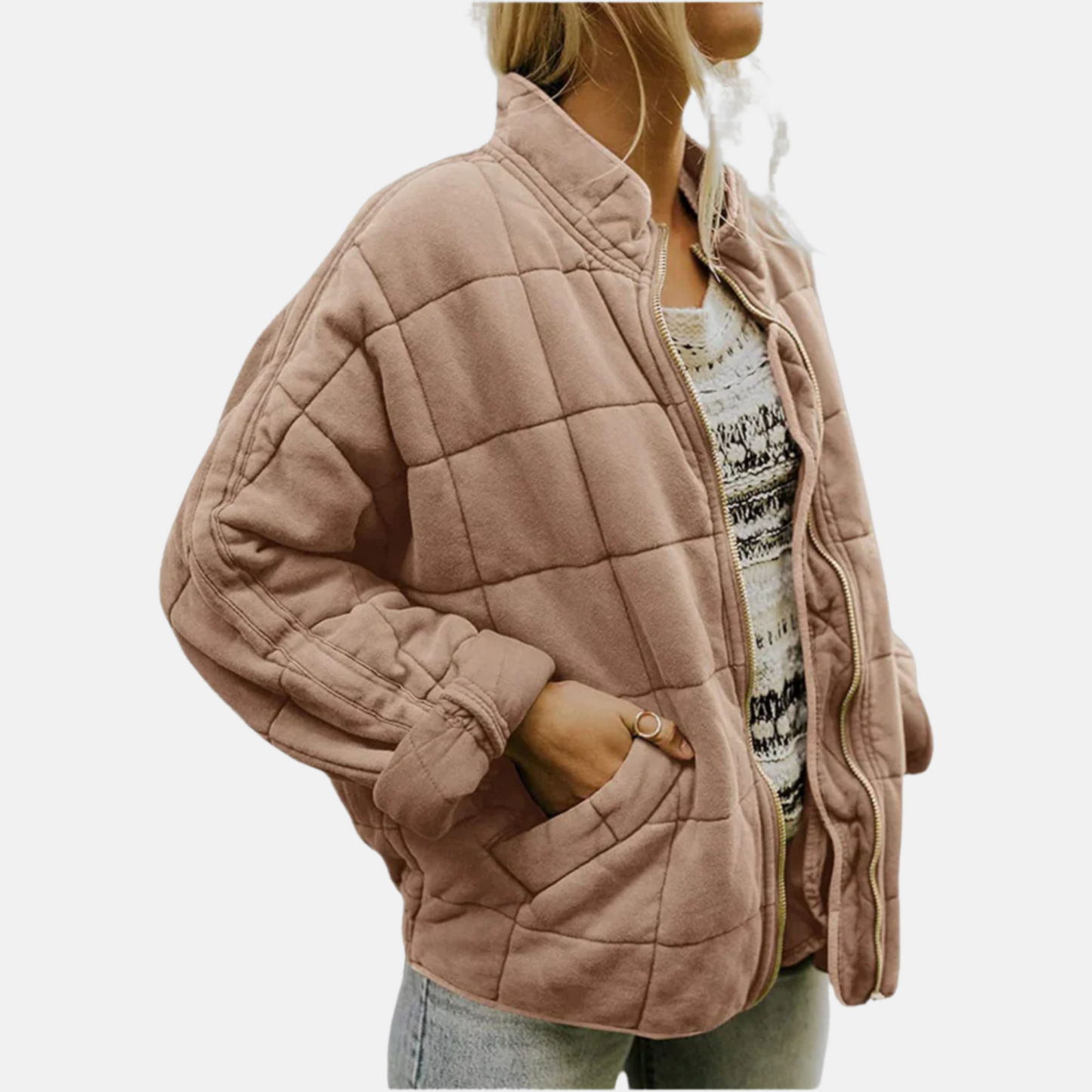 Mistrève | Veste Matelassée Femme – Chaleur Légère et Élégance Décontractée