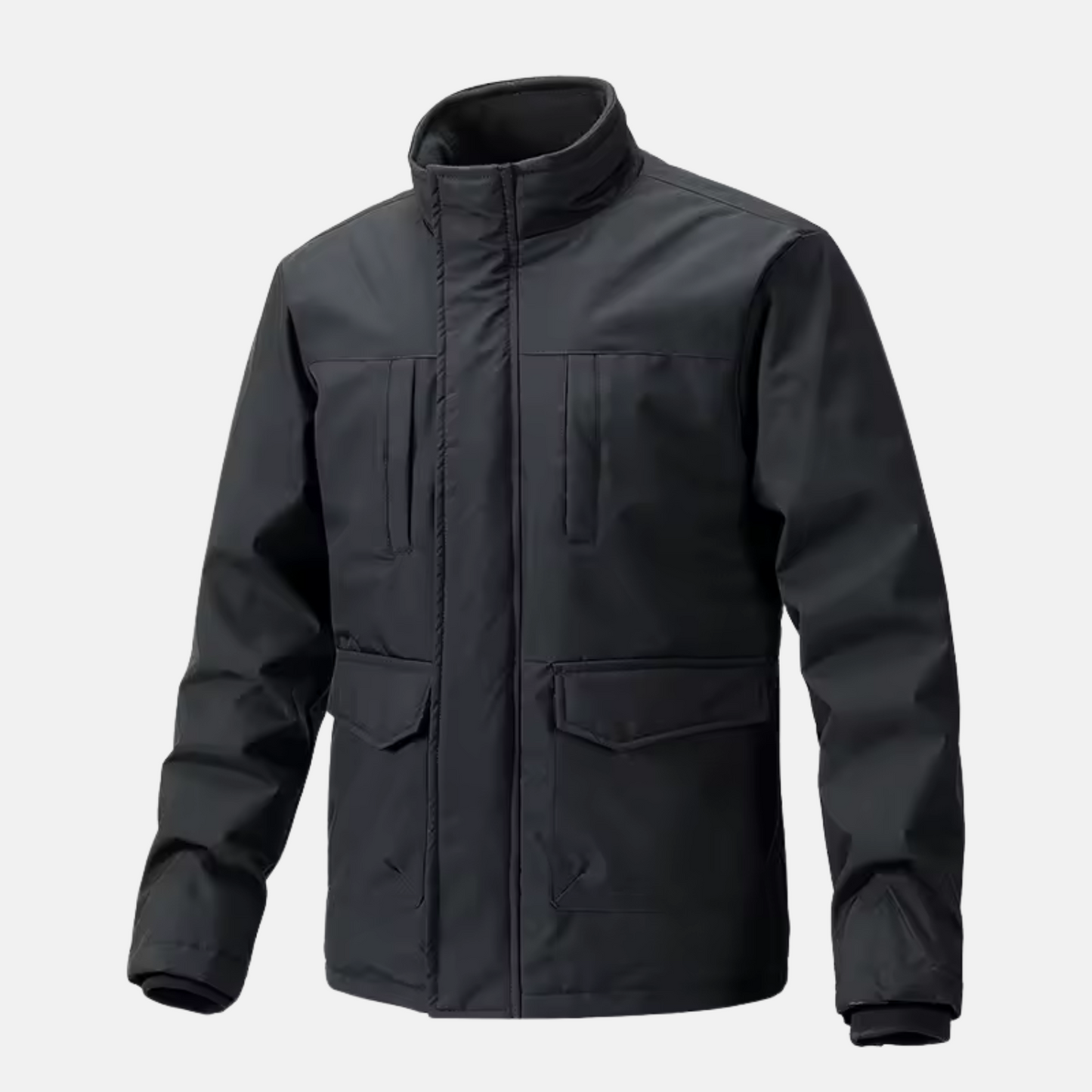 Mistrève | Veste Homme Épais à Col Montant –  Chaleur Hivernale