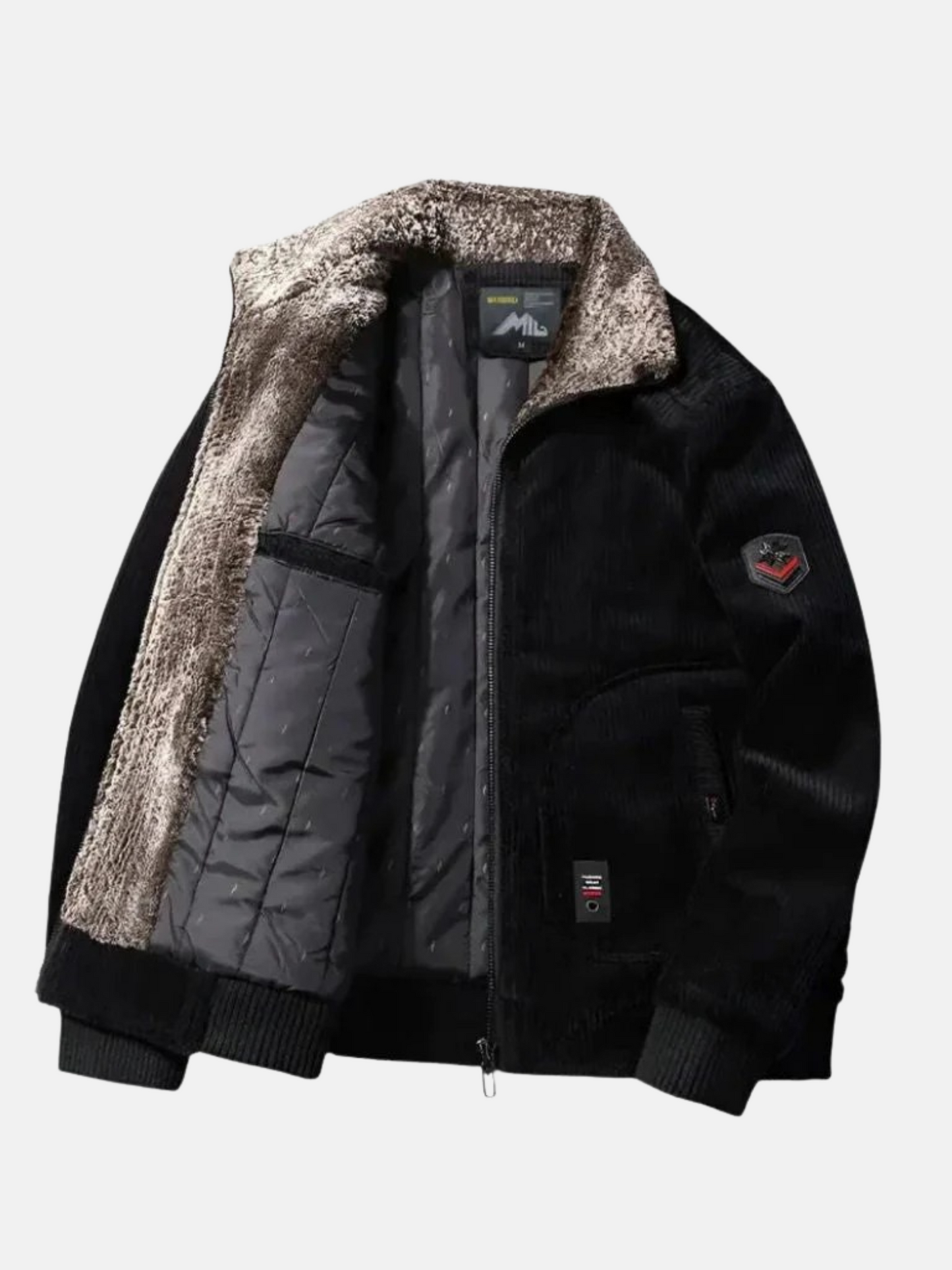 Mistrève | Veste Velours Côtelé Thermique – Chaleur Moderne et Style Distingué