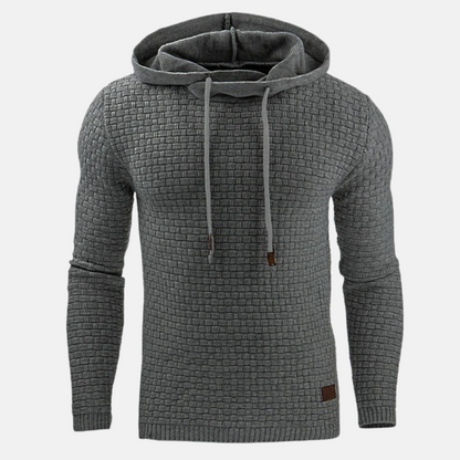 Mistrève | Sweat à Capuche Texturé pour Homme – Confort Quotidien et Style Décontracté