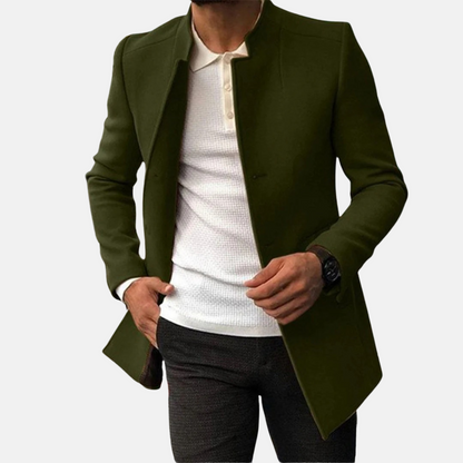 Mistrève | Manteau Long Homme Élégant – Chic Intemporel