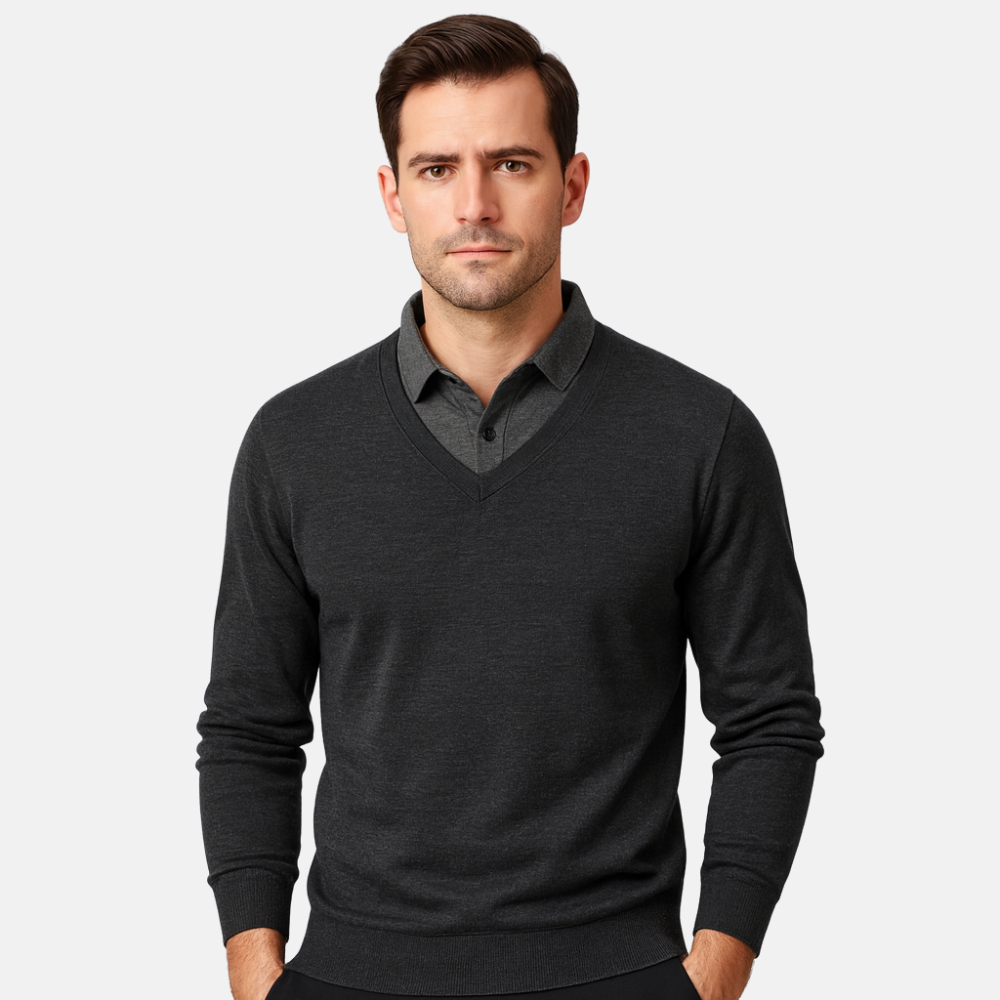 Mistrève | Chemise En Tricot Homme – L’Élégance Décontractée Des Jours D’Automne