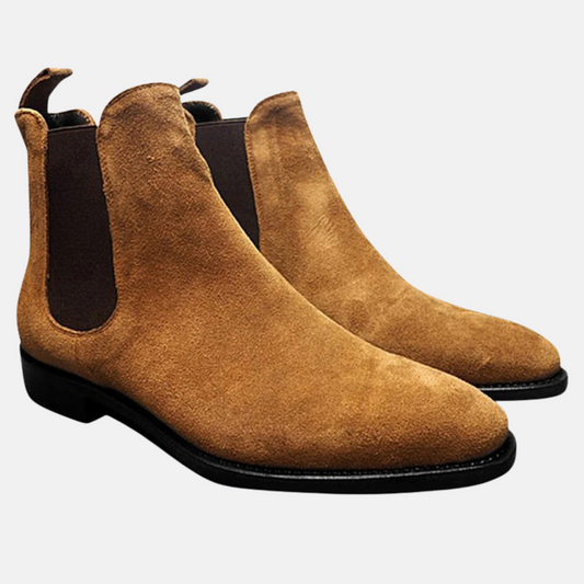 Mistrève | Bottines Homme en Daim – Élégance Classique & Confort Hivernal