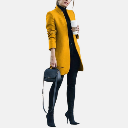 Mistrève | Manteau long pour femme – Élégance intemporelle et féminité raffinée