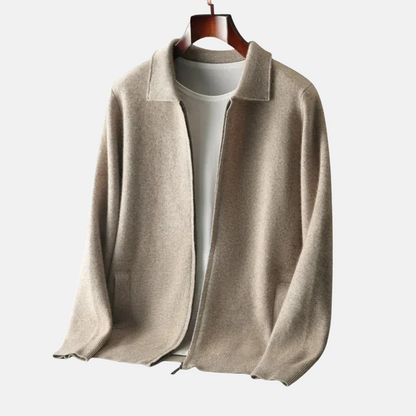 Mistrève | Gilet Zippé Homme Coupe Ajustée – Chaleur Douce et Style Raffiné