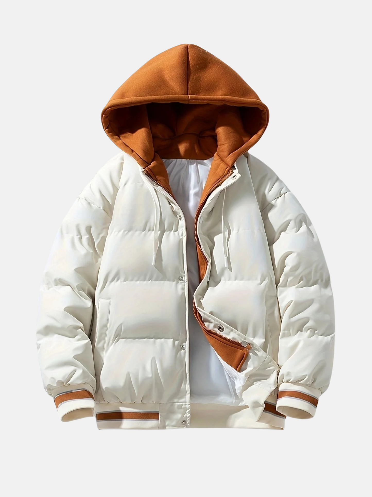 Mistrève | Veste Matelassée à Capuche Homme – Chaleur Quotidienne et Style Décontracté