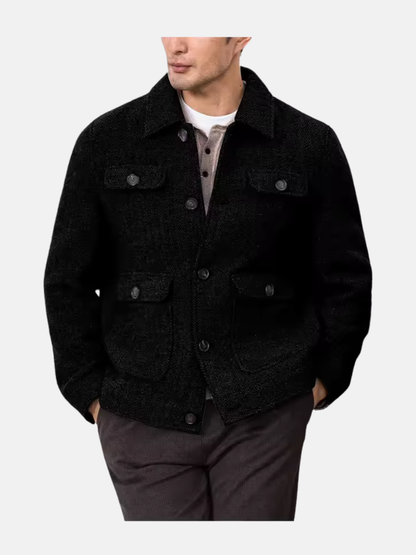Mistrève | Herren Chevron-Muster Blazer – Klassische Eleganz und lässiger Stil