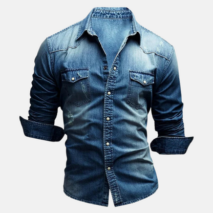 Mistrève | Chemise en Jean pour Homme – Moderne & Décontractée