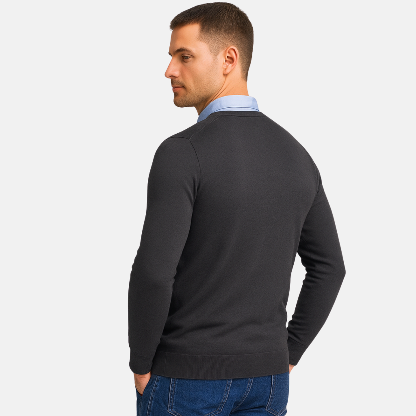 Mistrève | Pull En V Homme – La Douceur Discrète De L’Élégance Quotidienne