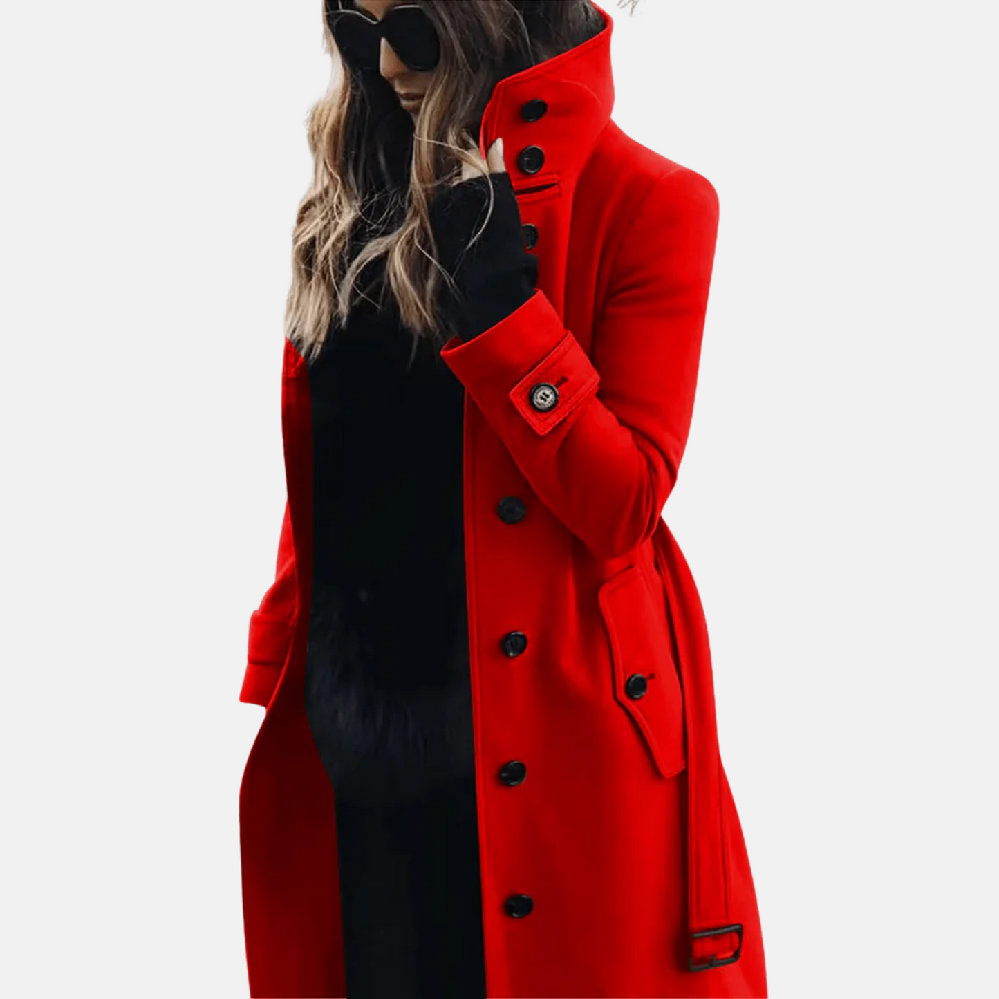 Mistrève | Manteau en laine pour femme – Élégance structurée