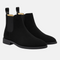 Black suede
