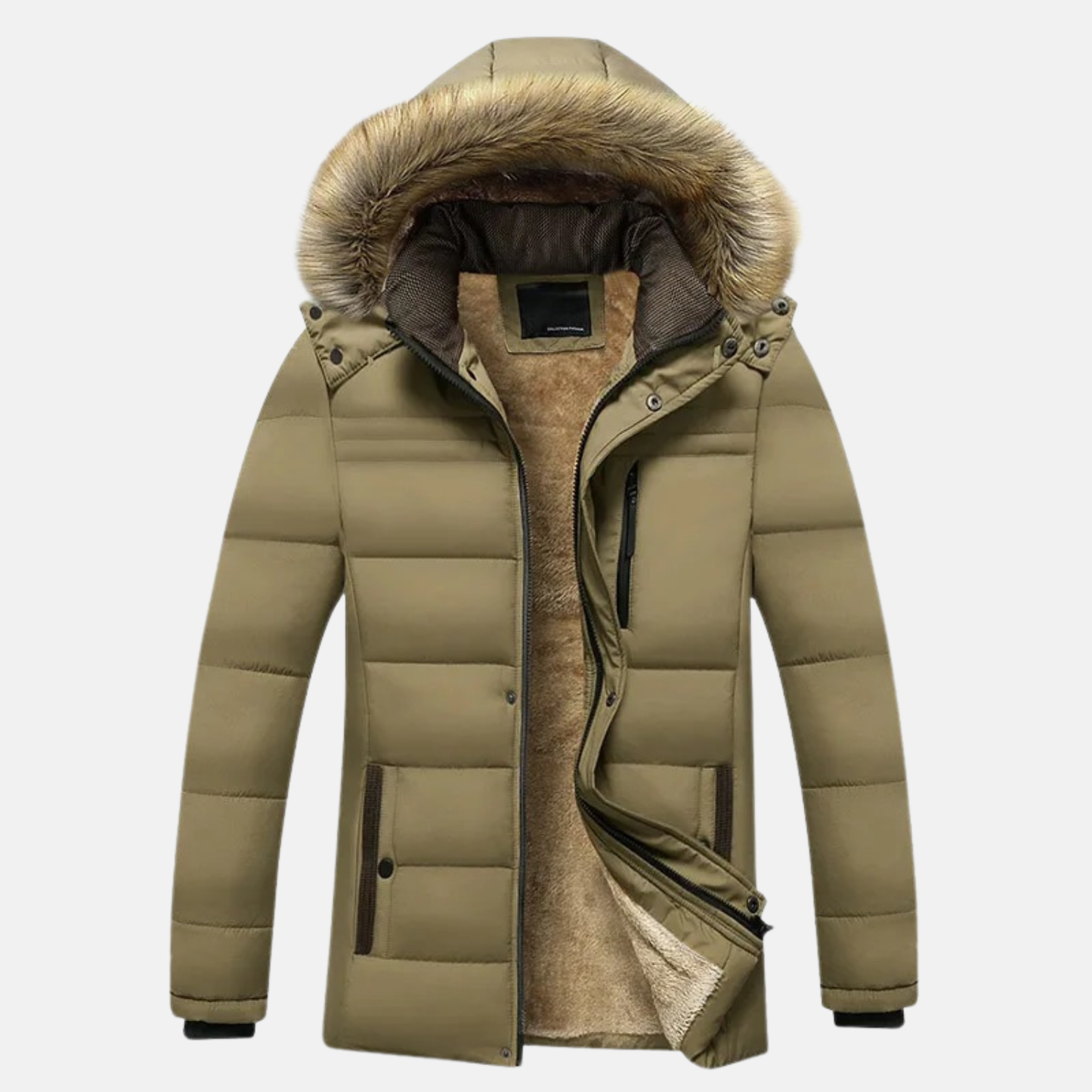 Mistrève | Veste Homme Hiver à Capuche Amovible – Style Outdoor & Protection Thermique