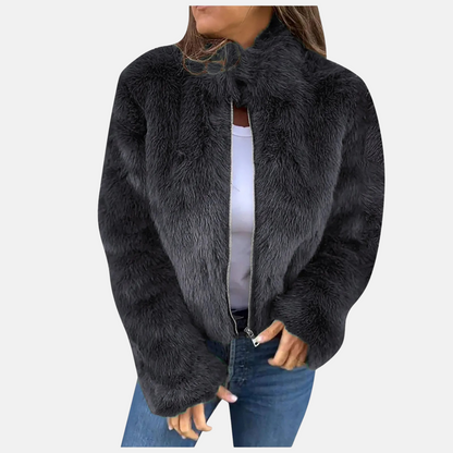 Mistrève | Veste Zippée Femme – Douceur Épais & Look Décontracté