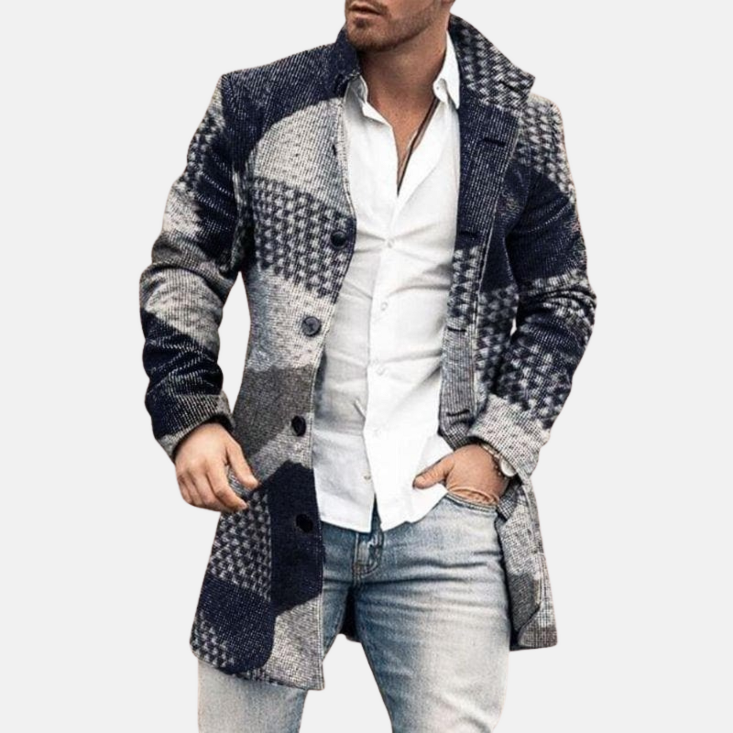 Mistrève | Manteau Long Homme en Laine – Chaleur Intemporelle et Élégance Sophistiquée