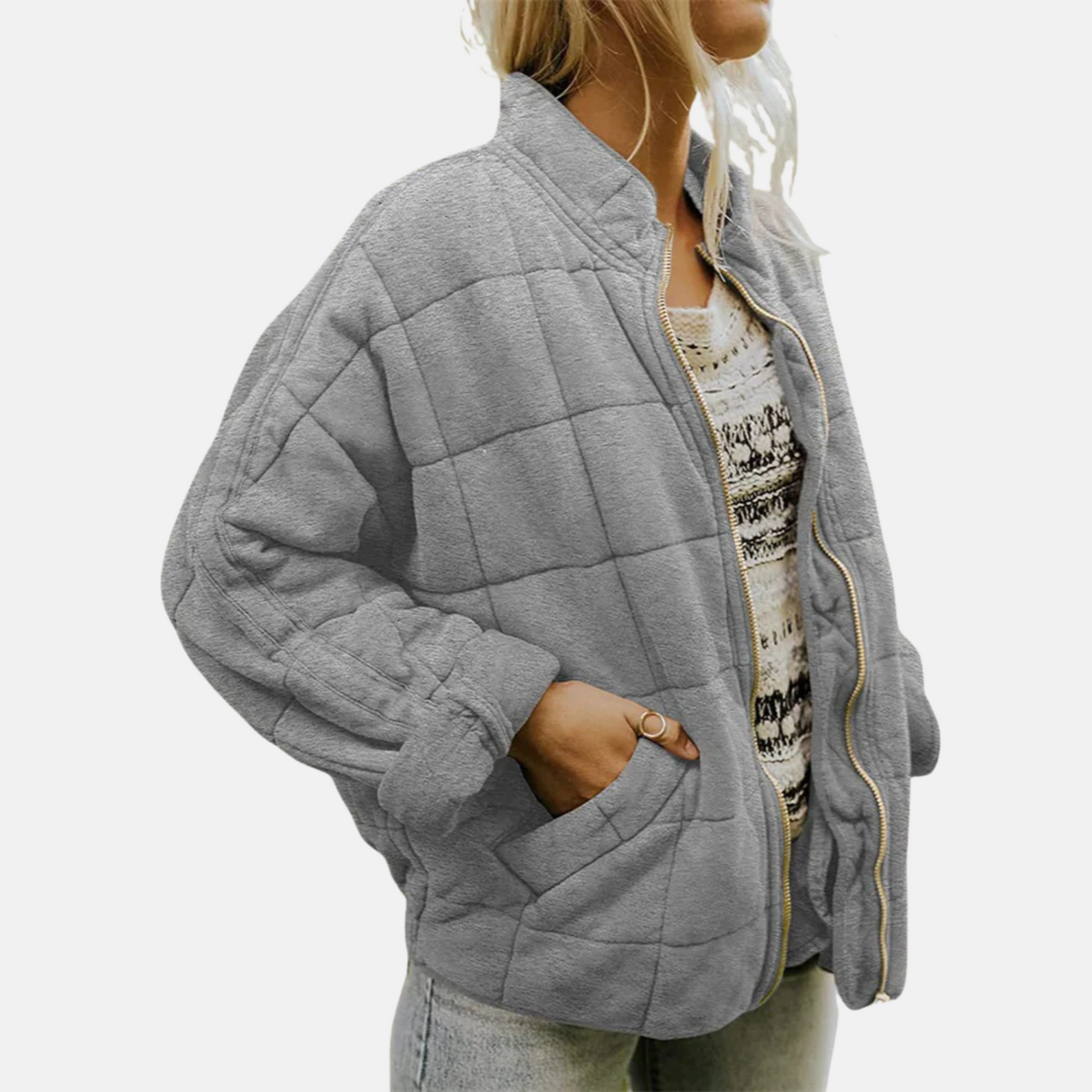 Mistrève | Veste Matelassée Femme – Chaleur Légère et Élégance Décontractée