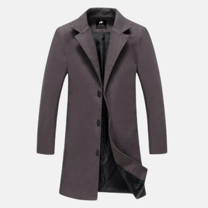 Mistrève | Manteau Long Business Homme – Élégance Coupe-Vent et Chaleur Saisonnière
