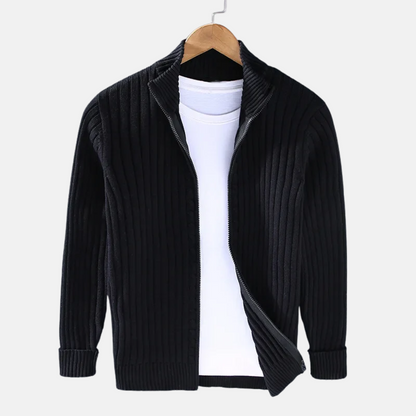 Mistrève – Gilet en Laine Zippé pour Homme | Chic & Confort