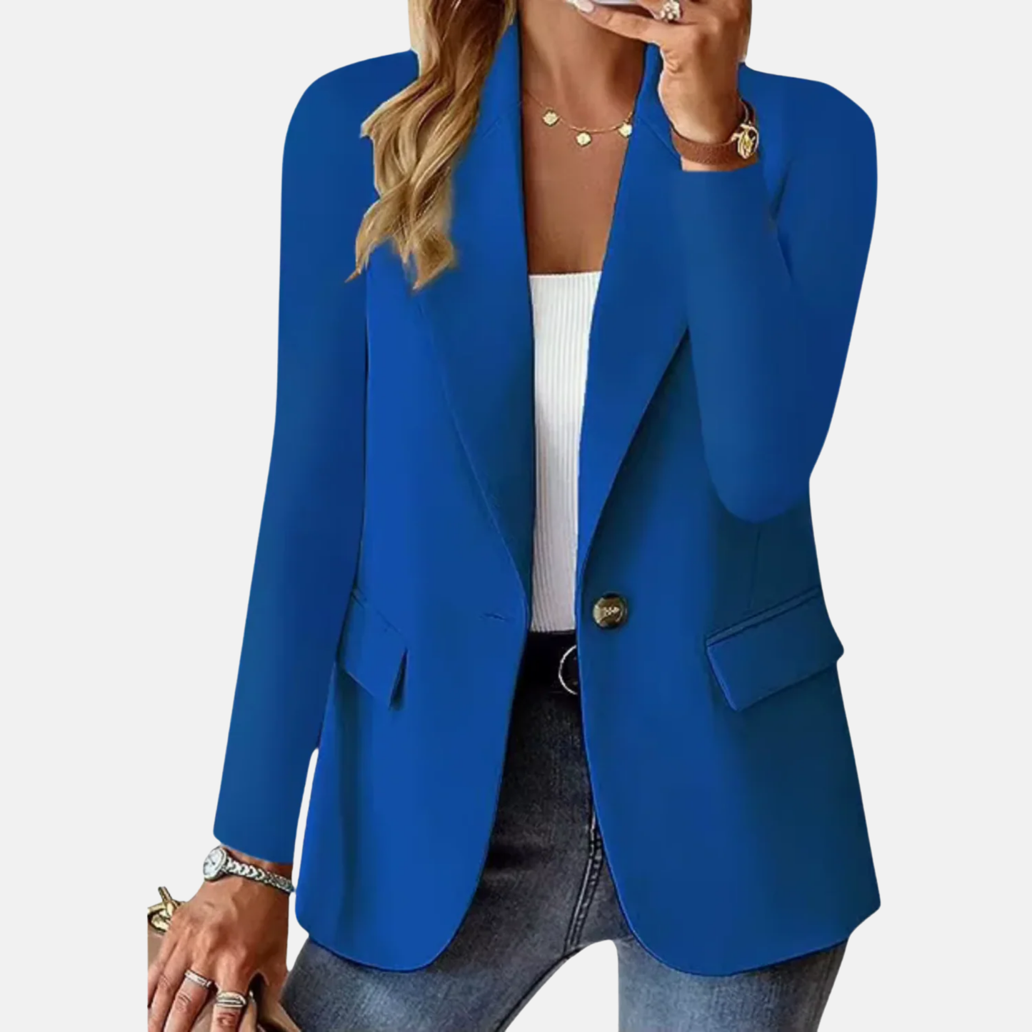 Mistrève | Blazer Tailleur Extensible – Élégance et Confort Flexible