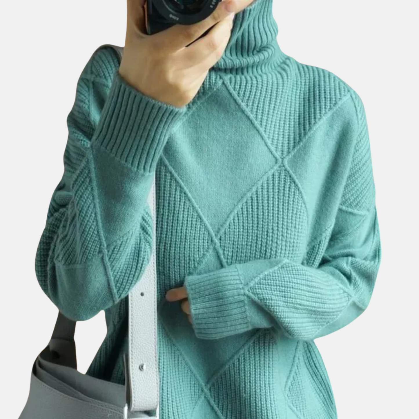 Mistrève | Pull Col Roulé Femme en Cachemire – Chaleur Douce et Élégance Moderne