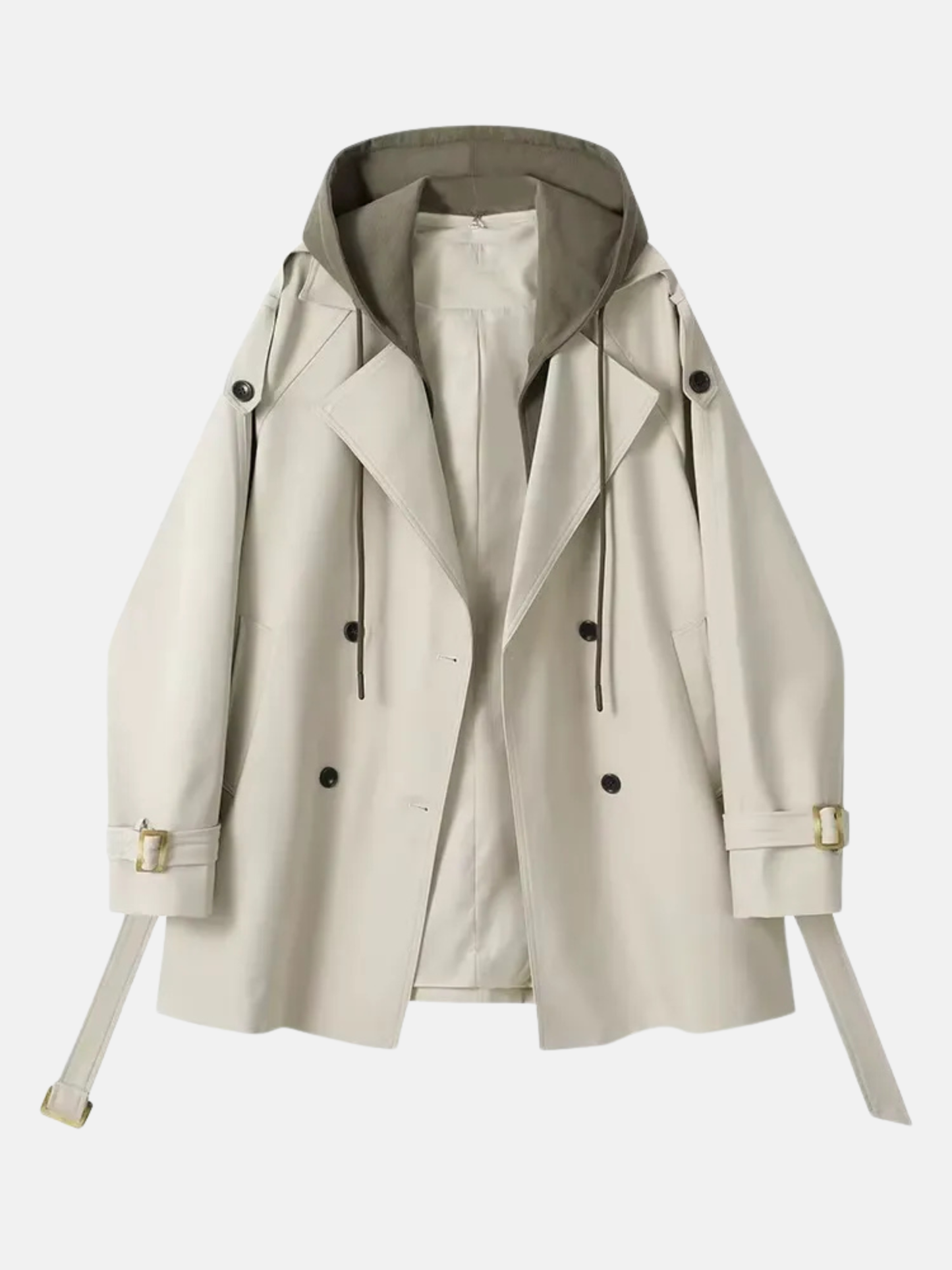 Mistrève | Trench Long Femme – Élégance Décontractée et Silhouette Ceinturée