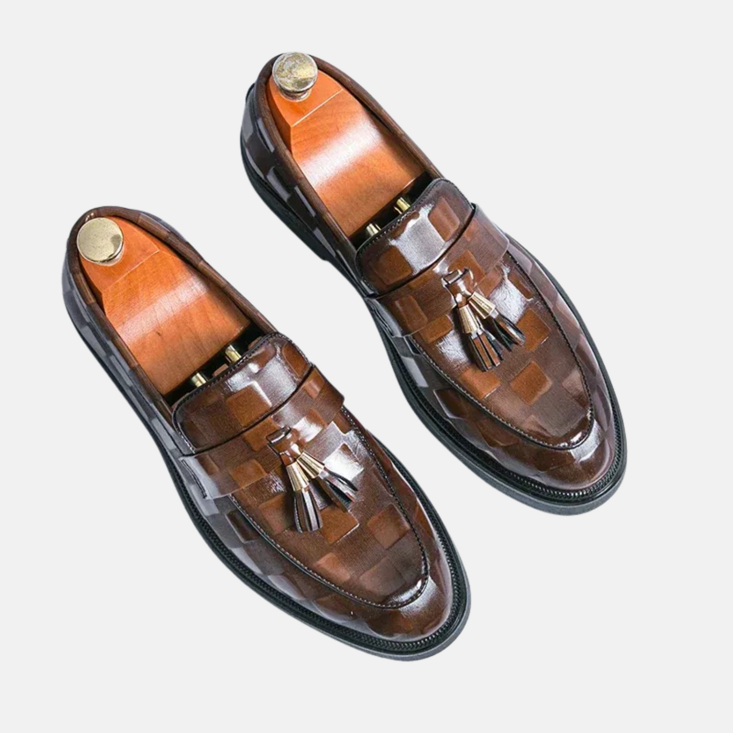 Mistrève | Mocassins en Cuir Véritable avec Glands