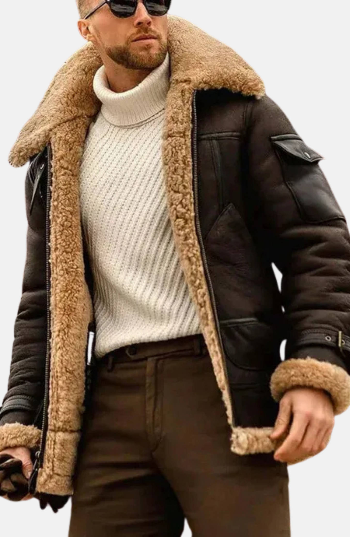 Mistrève | Veste en cuir pour homme – Élégance classique et charme intemporel