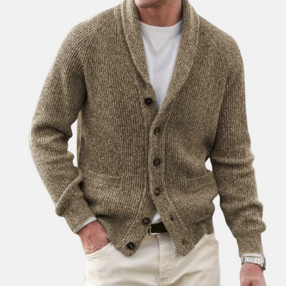 Mistrève | Cardigan Homme en Laine Vintage Col V – Chaleur et Élégance Intemporelles