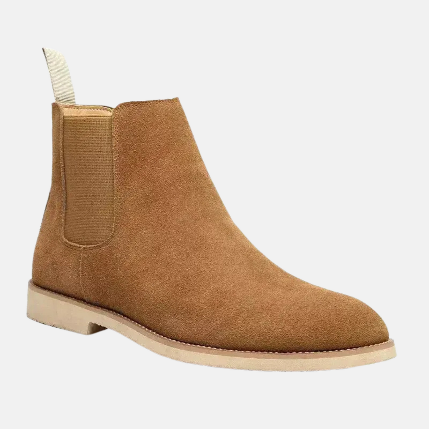 Mistrève | Bottines Chelsea en Veau Velours – Luxe et Confort au Quotidien
