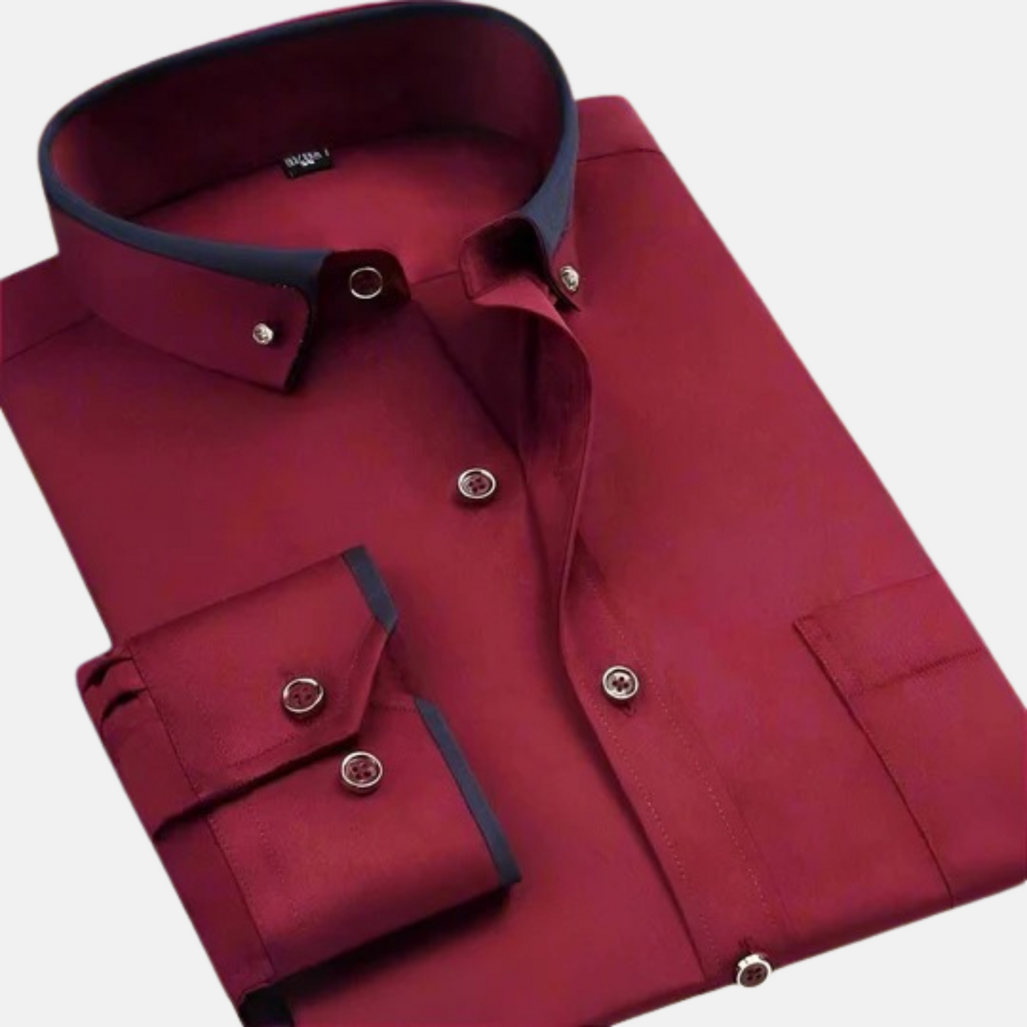 Mistrève | Chemise Classique Homme à Manches Longues – Élégance Intemporelle & Confort Polyvalent