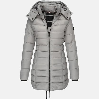 Mistrève | Manteau long pour femme – Élégance légère et protection hivernale