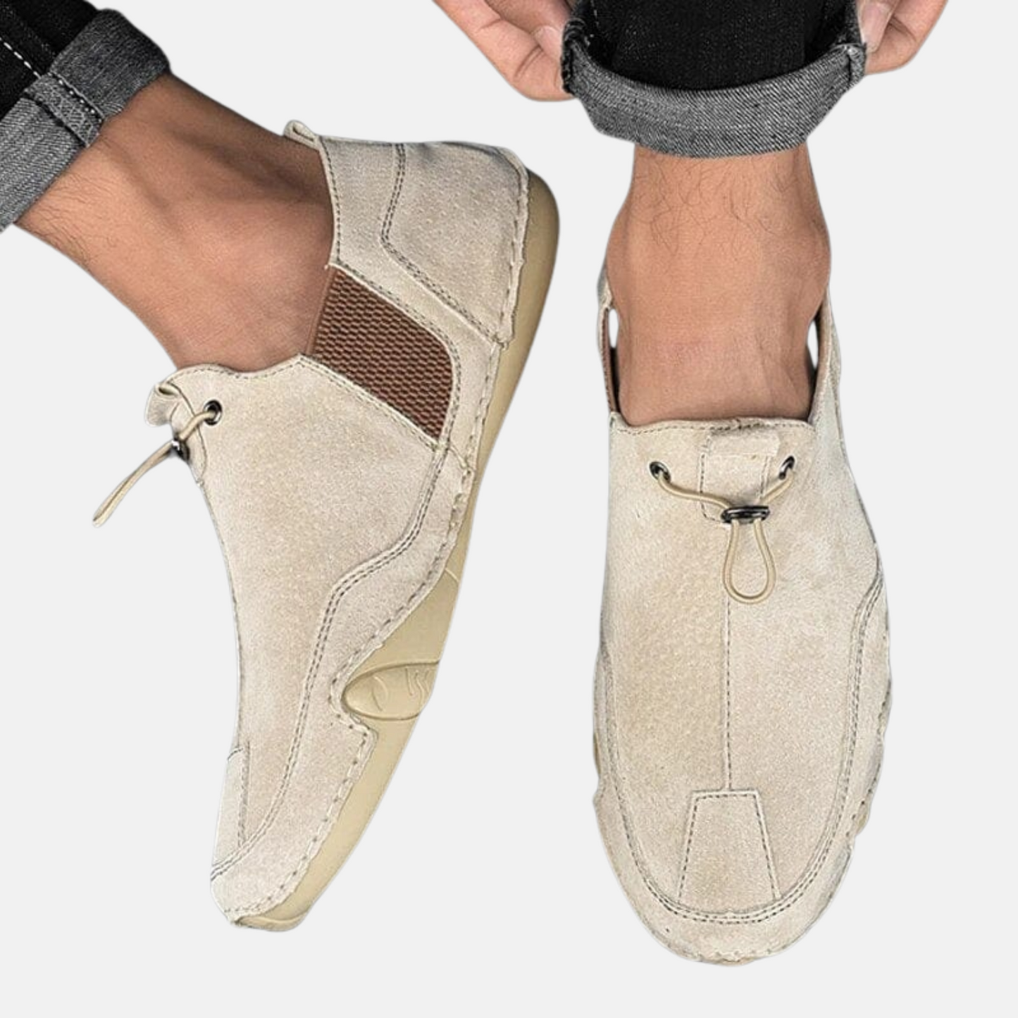 Mistrève | Mocassins en Cuir Véritable – Élégance Sportive et Confort Quotidien