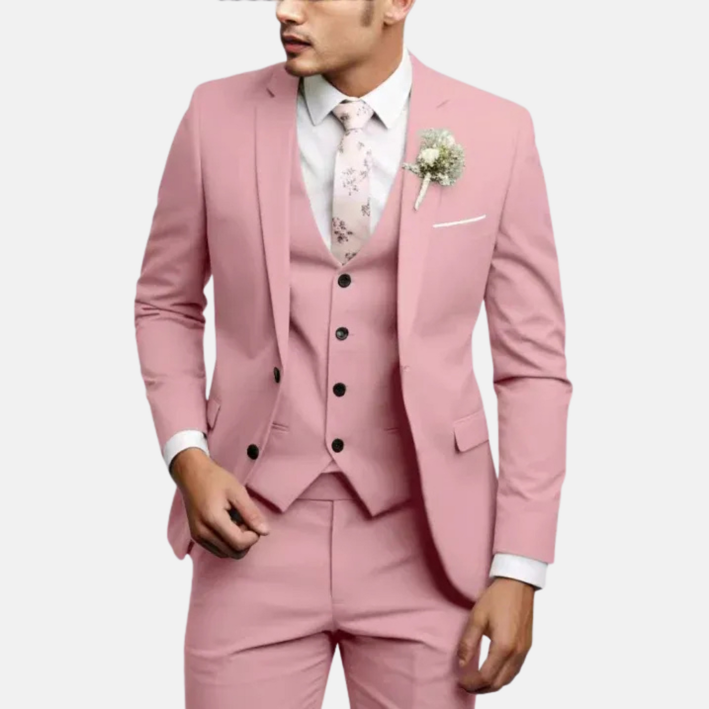 Mistrève | Costume 3 Pièces Homme Slim Fit – Élégance Moderne pour Mariages et Cérémonies
