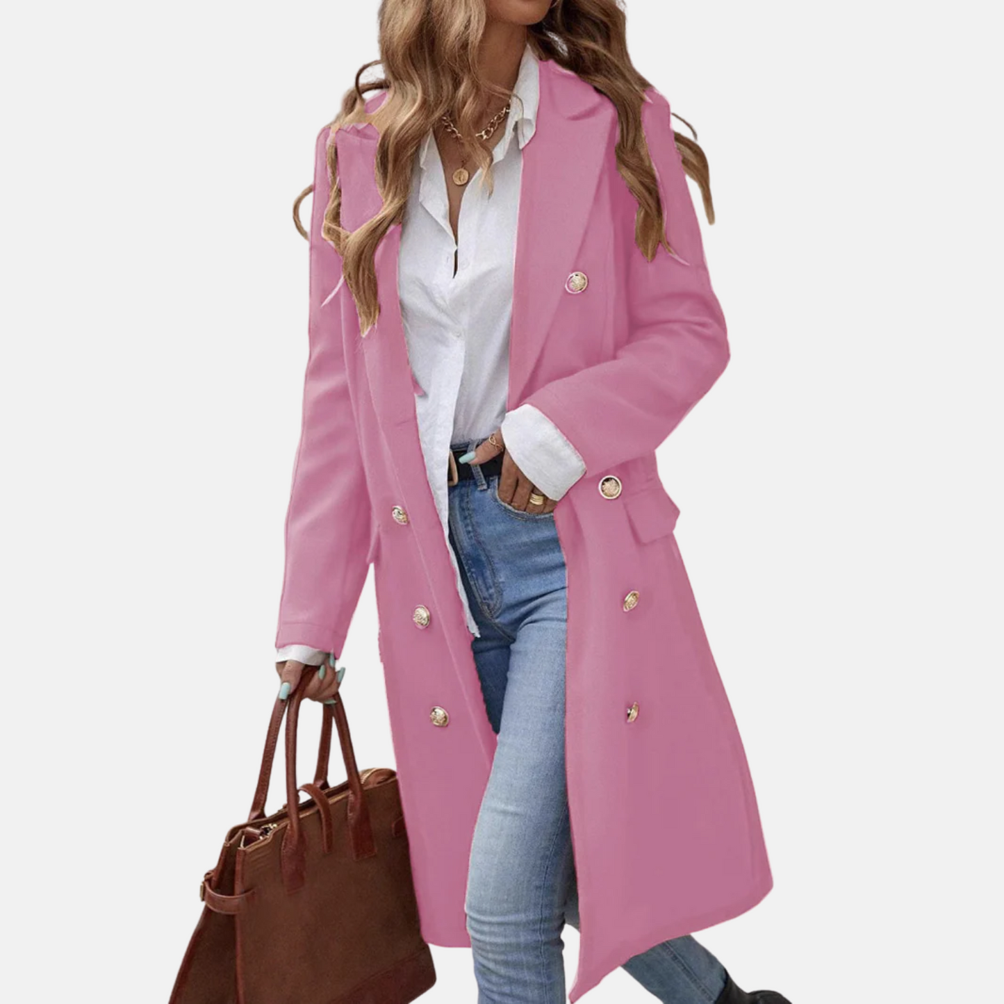 Mistrève | Manteau Long en Laine Femme – Élégance Cintrée & Chaleur Intemporelle