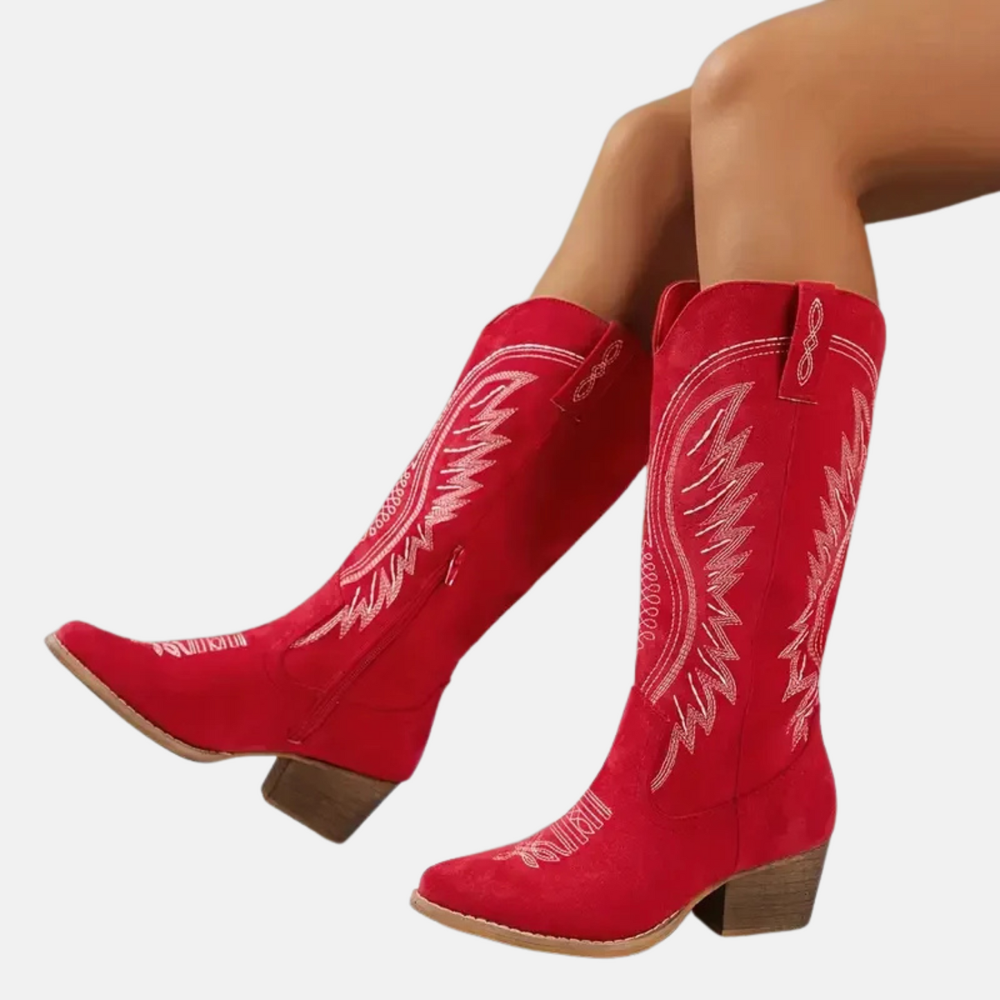 Mistrève | Bottes Western Femme Brodées – Esprit Sauvage et Élégance Affirmée