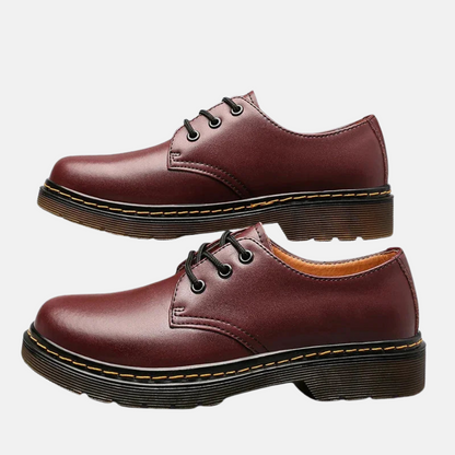 Mistrève | Chaussures Oxford Homme en Cuir Lisse – Élégance Classique & Confort Intemporel