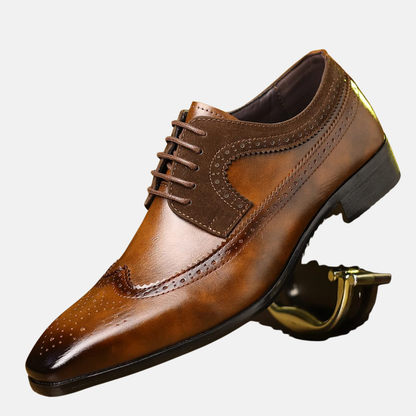 Mistrève | Chaussures Richelieu Homme – Cuir Style Britannique et Élégance Moderne