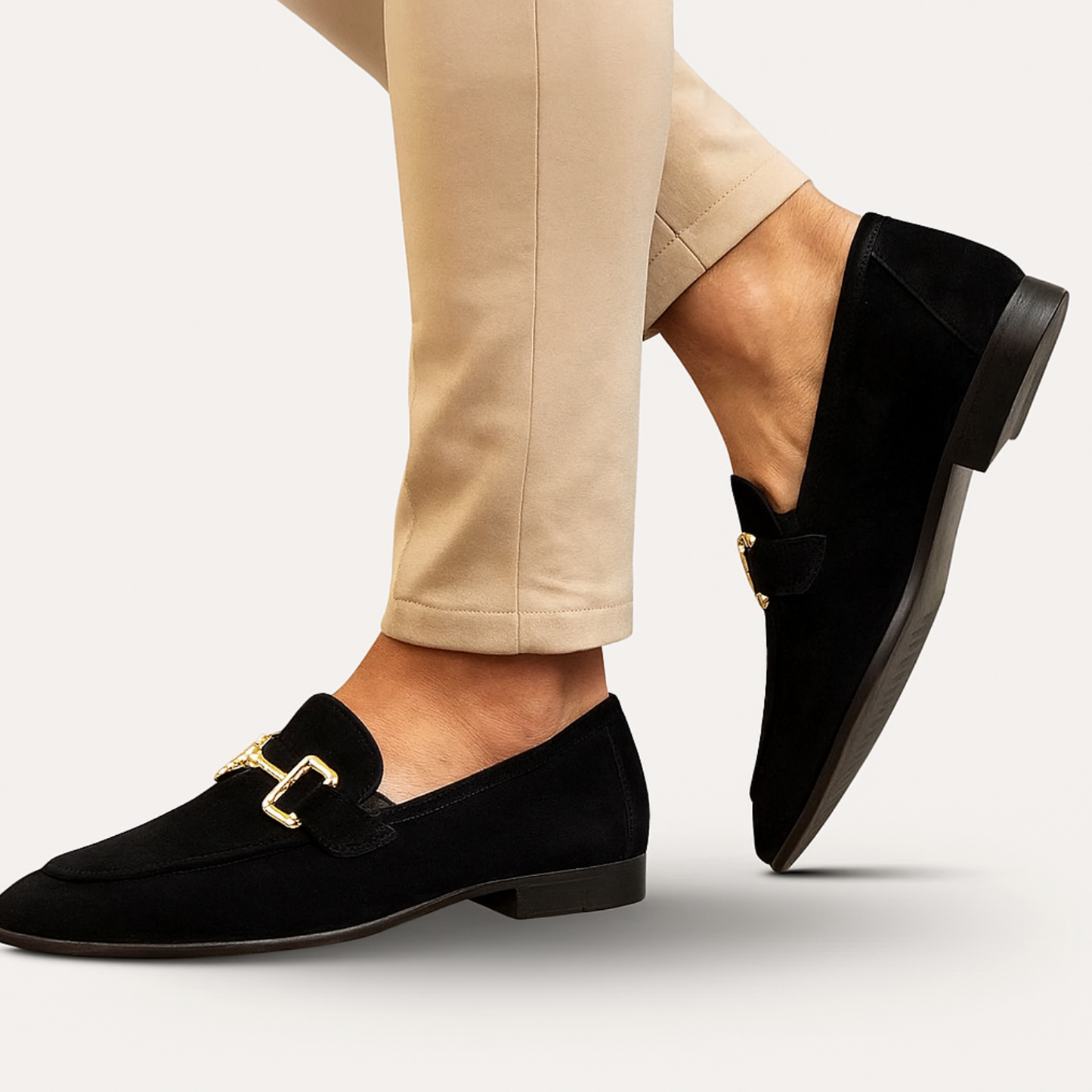 Mistrève | Mocassins en Daim pour Homme avec Détail Mors
