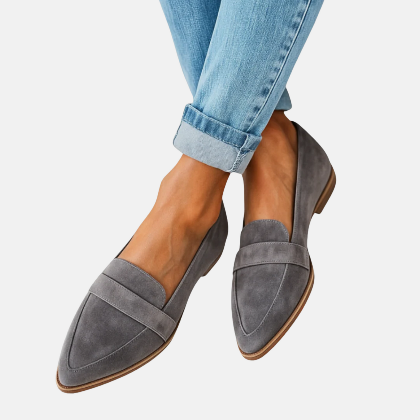Mistrève | Mocassins Femme en Suédine – Élégance Classique & Confort Quotidien