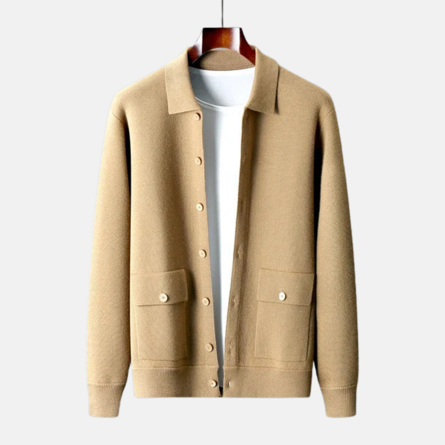Mistrève | Cardigan Homme Maille Premium – Douceur Luxueuse et Élégance Intemporelle