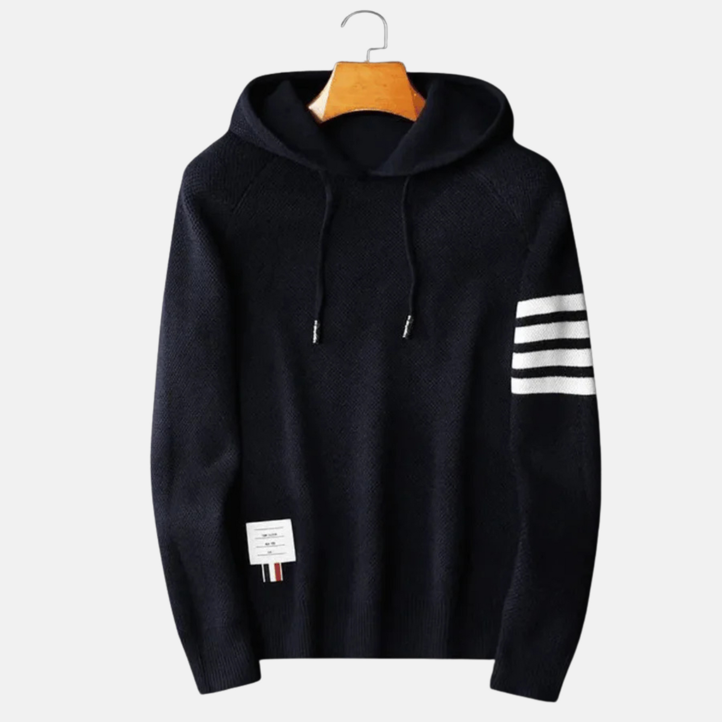 Mistrève | Pull à Capuche Homme Rayé – Confort Moderne et Élégance Décontractée