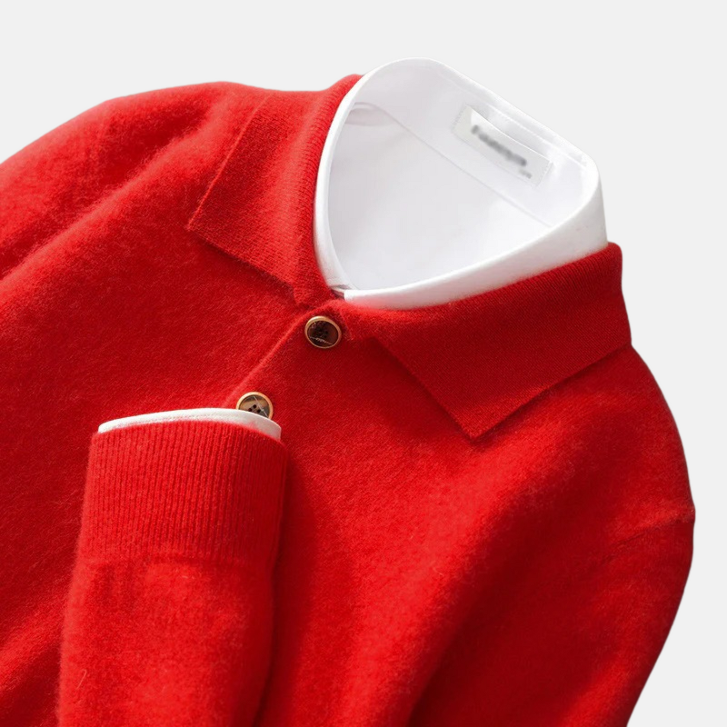 Mistrève | Pull Polo Homme en Laine – Douceur Légère et Élégance Intemporelle