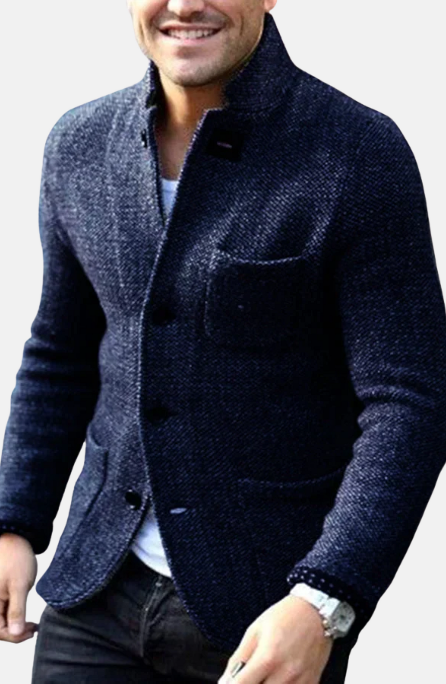 Mistrève | Veste Cardigan Rétro Homme – Charme Vintage & Élégance Moderne
