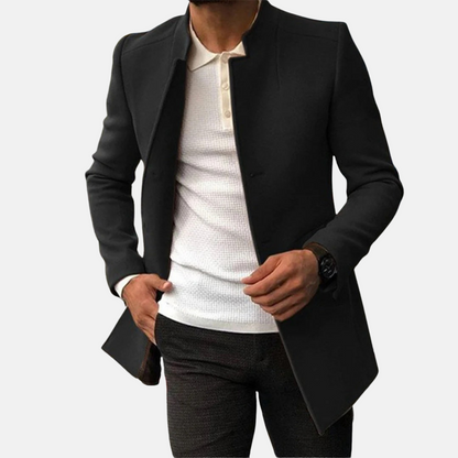 Mistrève | Manteau Long Homme Élégant – Chic Intemporel
